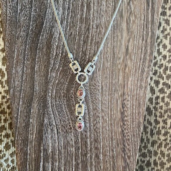 Sarda(tm) 2.72ctw Oval Morganite Color Mystic Topaz(r) Necklace - Picture 2 of 3